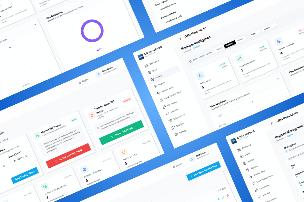OXM ADMIN PANEL